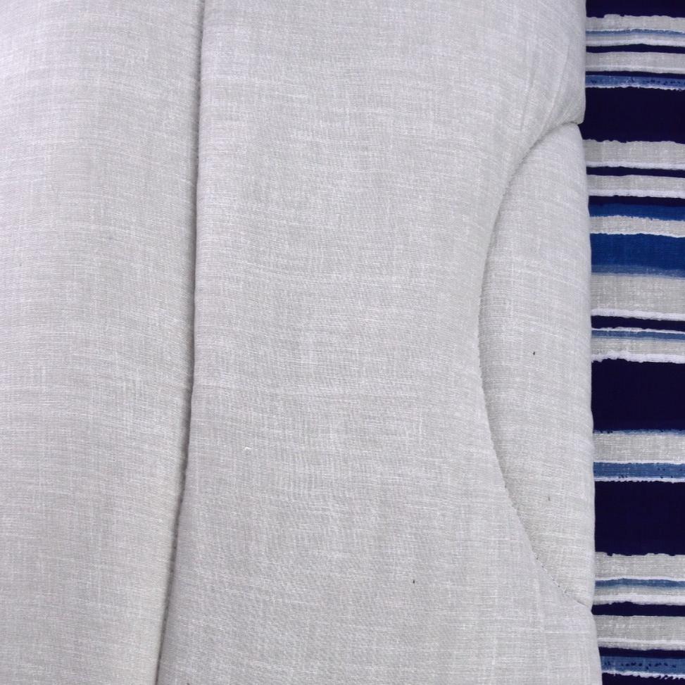 1 PC Double Winter Razai-Bold Stripes Comforters Apricot