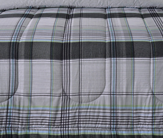 1 PC Double Winter Comforter-Melvern Grey Comforters Apricot