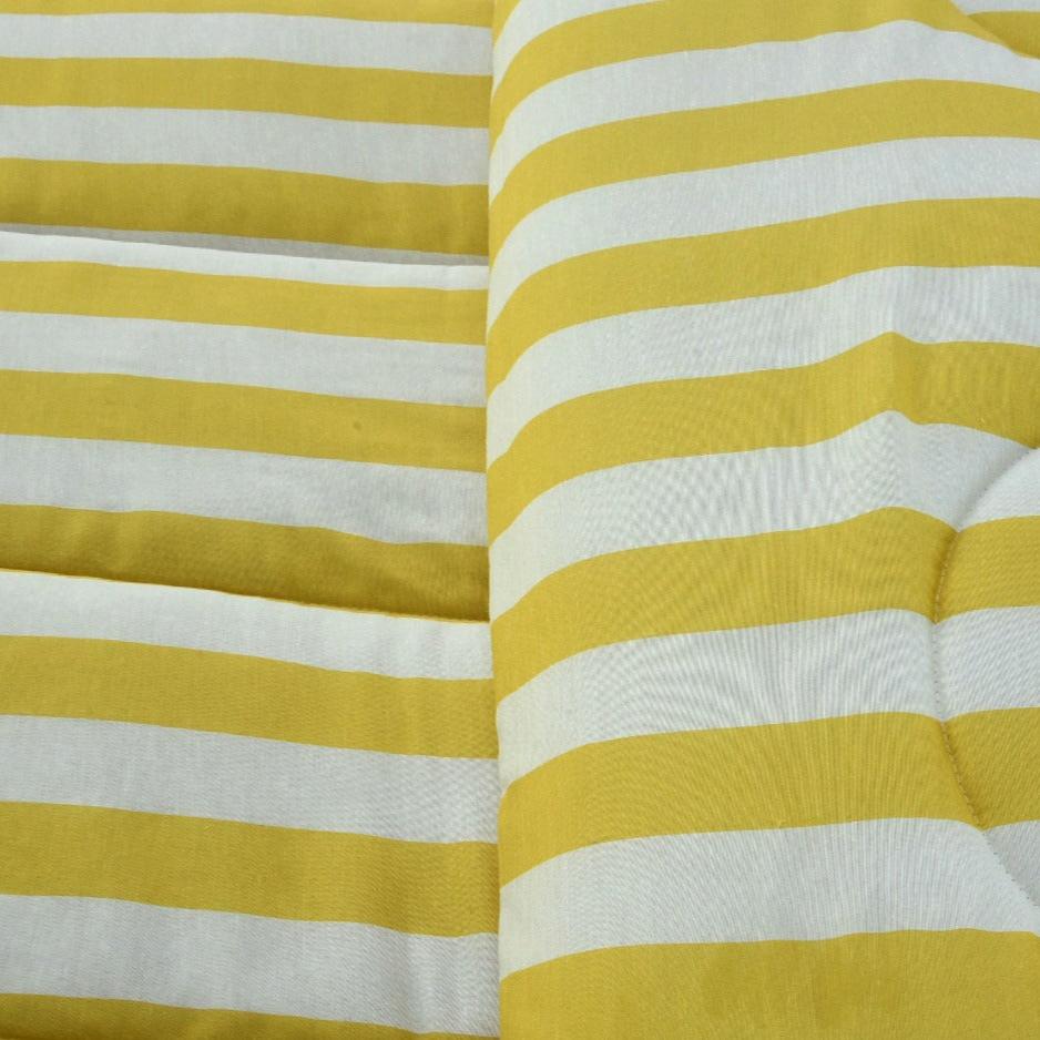 1 PC Double Winter Razai-SNG-Yellow Comforters Apricot