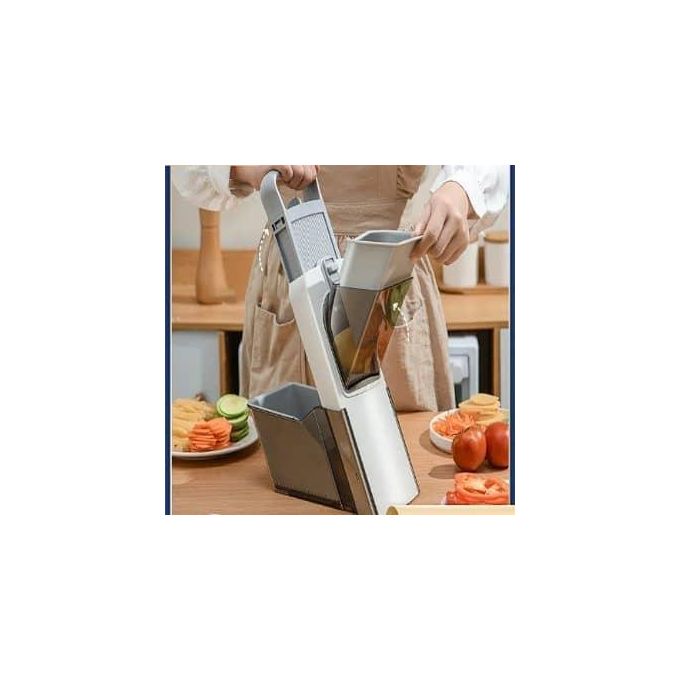 4-in-1 Multi-Function Manual Vegetable Chopper (SA2510-008) Spice and sugar Jar Apricot