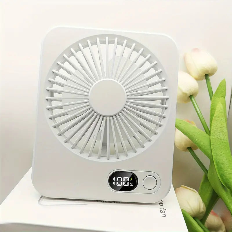 Rechargeable Portable Fan-SA2411-66 Table Fan Apricot