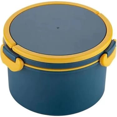 2 Layer Microwave Cycle Lunch Box(SA2405-06)-Yellow Over Green Apricot