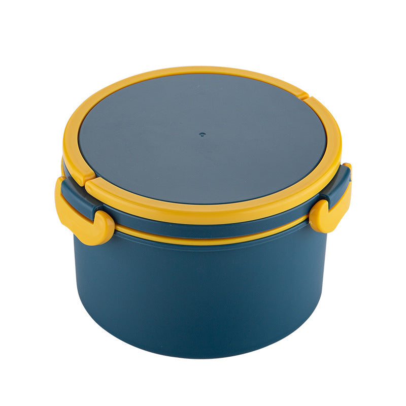 2 Layer Microwave Cycle Lunch Box(SA2405-06)-Yellow Over Green Apricot