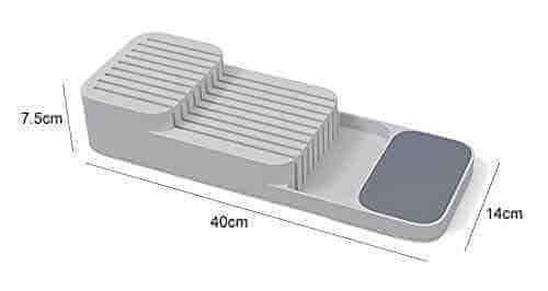 2 Tier Knife Organizer(SA2405-71)-Black Apricot