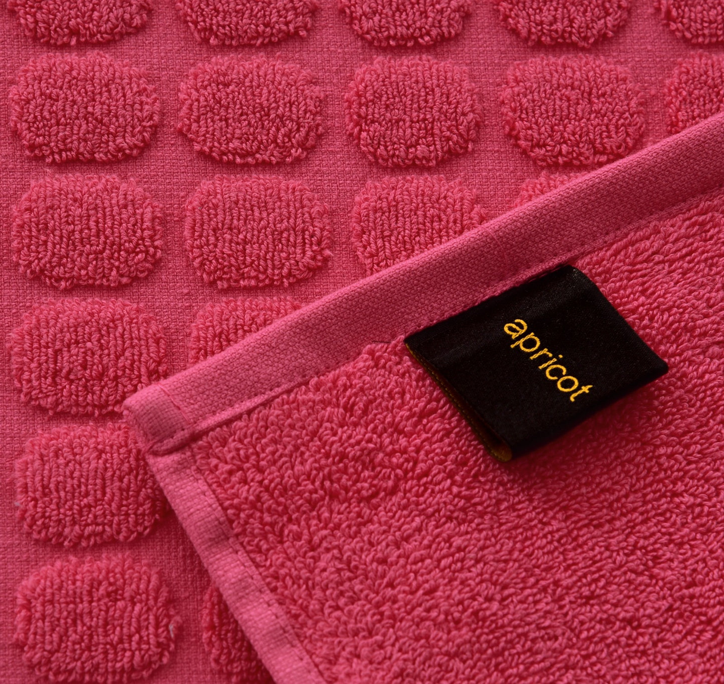 2Pcs 100% Cotton Bath Mat-Pink Bath Mats Apricot