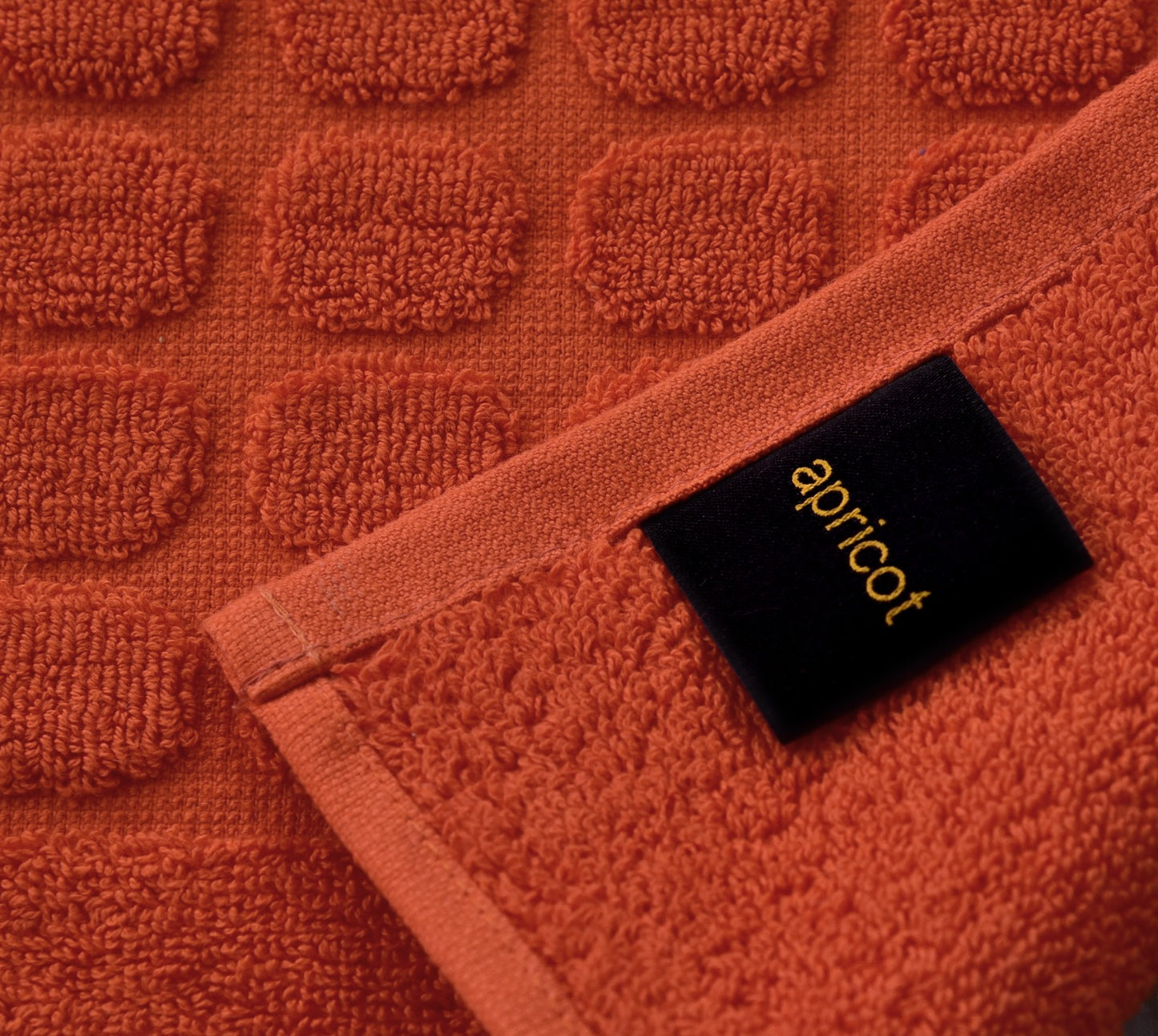 2Pcs 100% Cotton Bath Mat-Slush Bath Mats Apricot