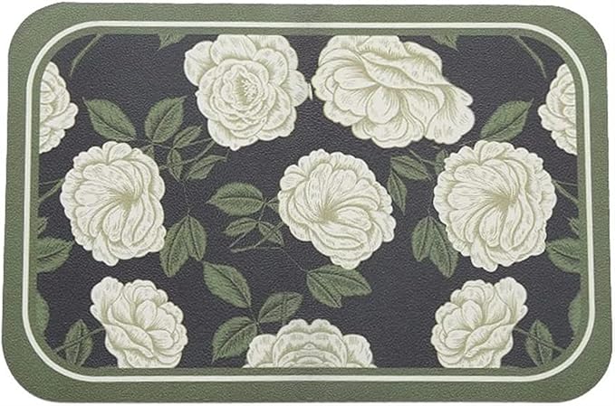 2pc Leather Placemats-Jasmin Flower(SA2405-262) Table Mats Apricot