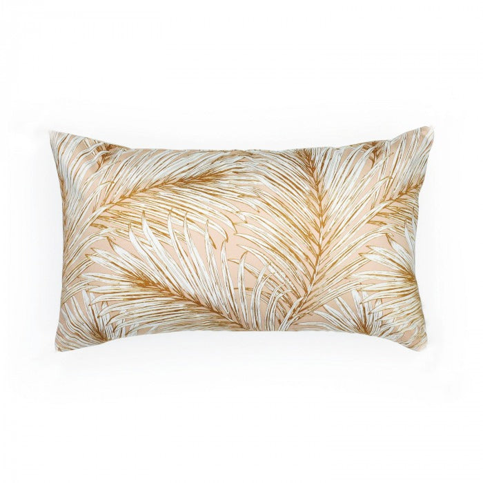 3 PCs Digital Printed Cotton Cushions-Vegetal Pattern cushions Apricot