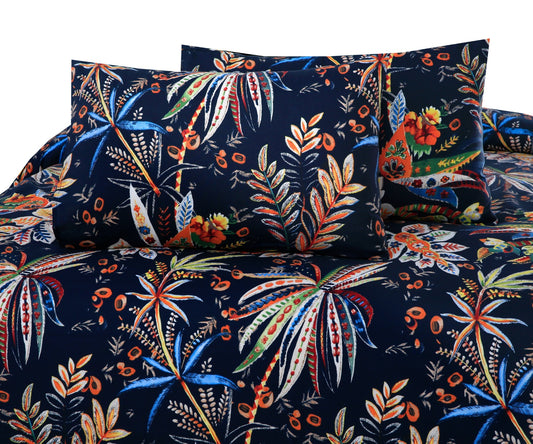 3 PCs Double Bed Sheet -Johana Bed Sheets Apricot