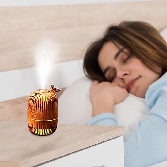 300ML Birdcage Design Desk Air 1459-1Humidifier-SA2405-195 Apricot