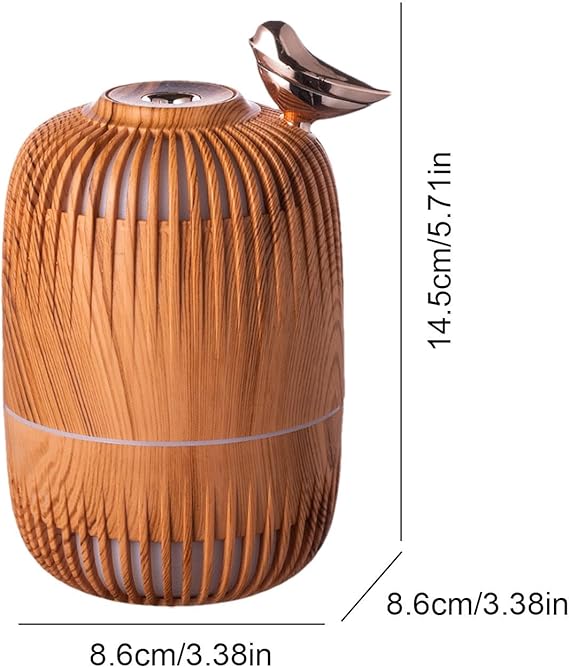 300ML Birdcage Design Desk Air 1459-1Humidifier-SA2405-195 Apricot