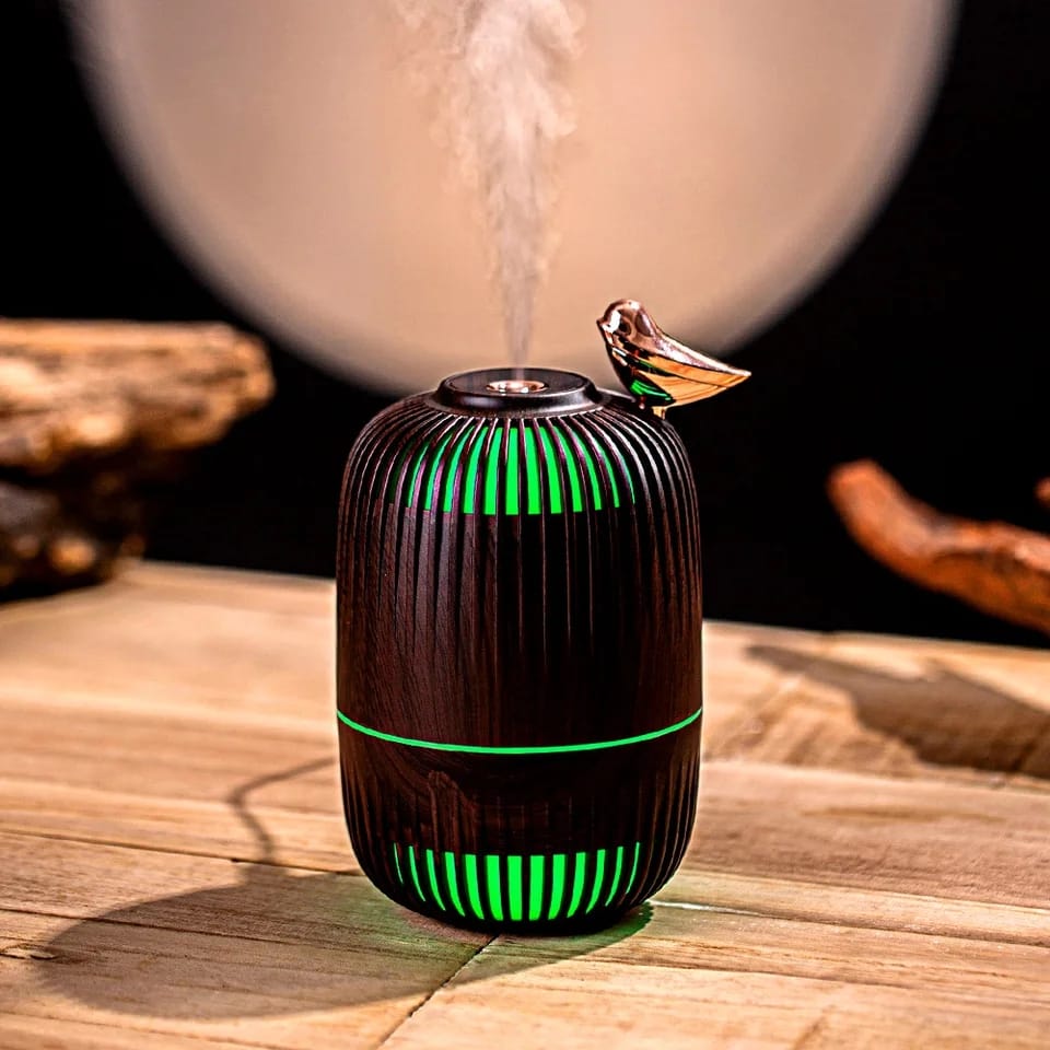 300ML Birdcage Design Desk Air 1459-1Humidifier-SA2405-195 Apricot
