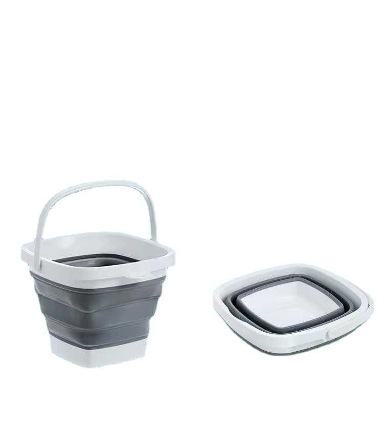 10L Collapsible Water Bucket-SA2411-60(Grey) Apricot