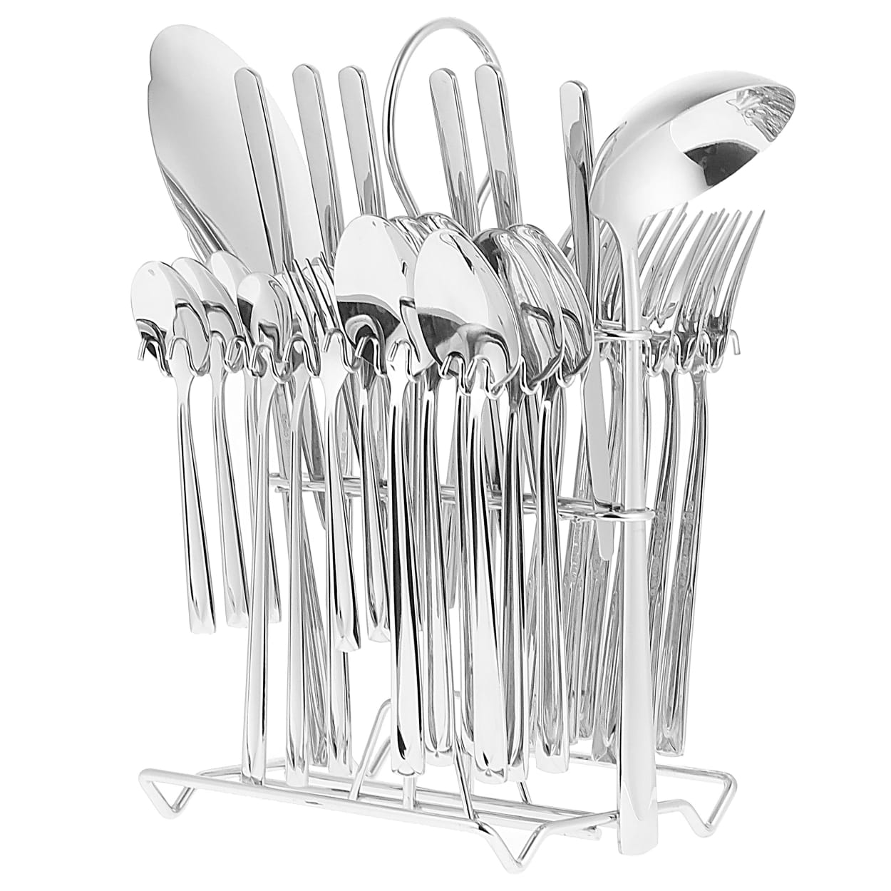 39 Pcs Bonito Stainless Steel Cutlery Set-Sliver(SA2405-01) Apricot