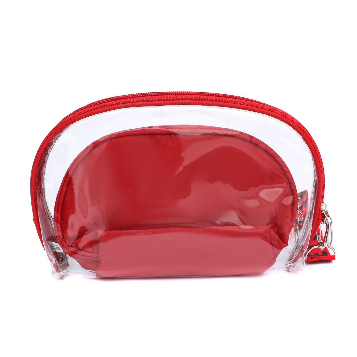 3Pcs Waterproof Portable Makeup Organizer Bag-LOVE(SA2405-113) Cosmetic Organizer Apricot