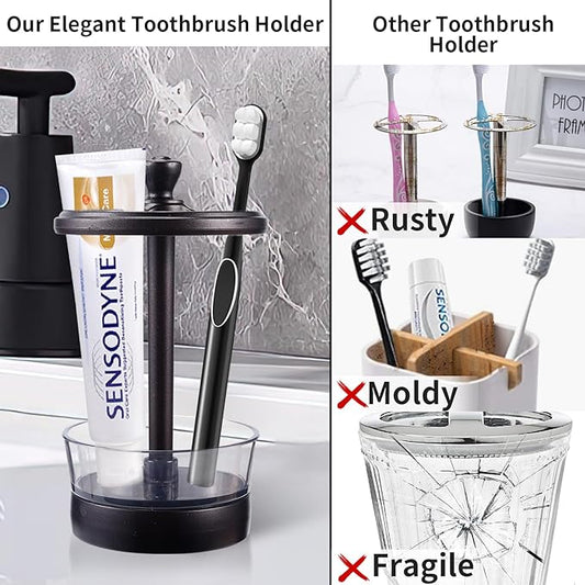 4 PCs Bath Accessories Set-(2582)Black Glass Bathroom Accessory Sets Apricot