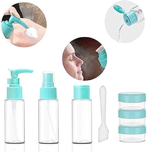 7PCs BPA Free Portable Toiletry Containers Set-(SA2405-171) Cosmetic Organizer Apricot