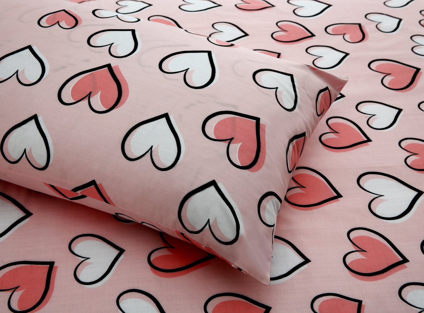 2Pcs Single Bed Sheet-SB-274(5140) Apricot