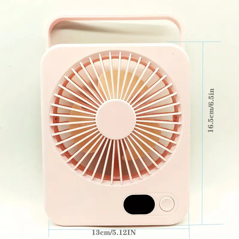 Rechargeable Portable Fan-SA2411-66 Table Fan Apricot