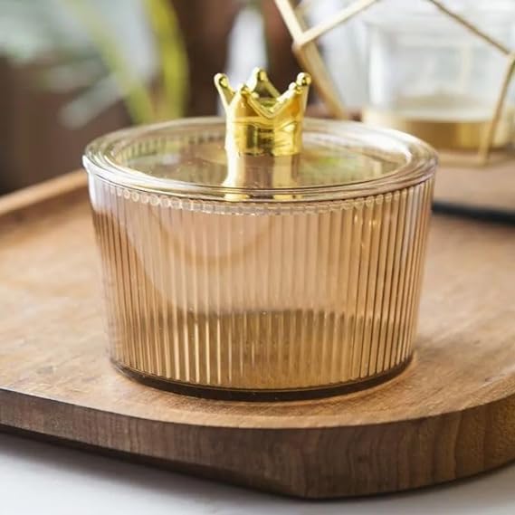 5 PCs Rotatable Dry Fruit and Candy Tray-(5350) Candy Box Apricot