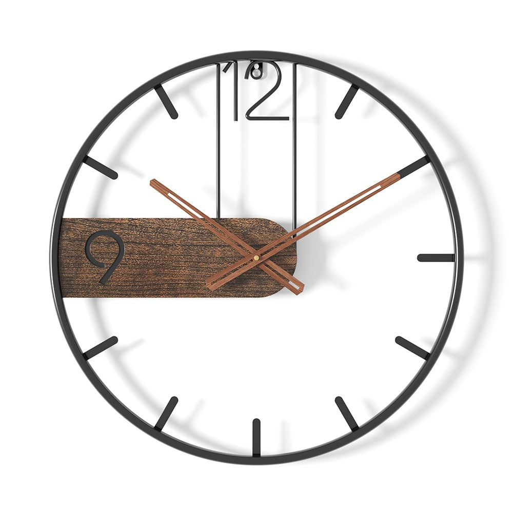 50CM Metal Universe Wall Clock-SA2405-216 Clock Apricot