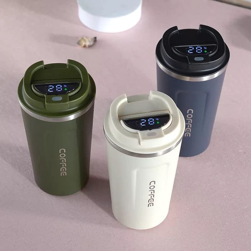 510ML Thermo Coffee Mug with Hermetic Temperature (SA2510-074)Azul Blue Tumbler Apricot
