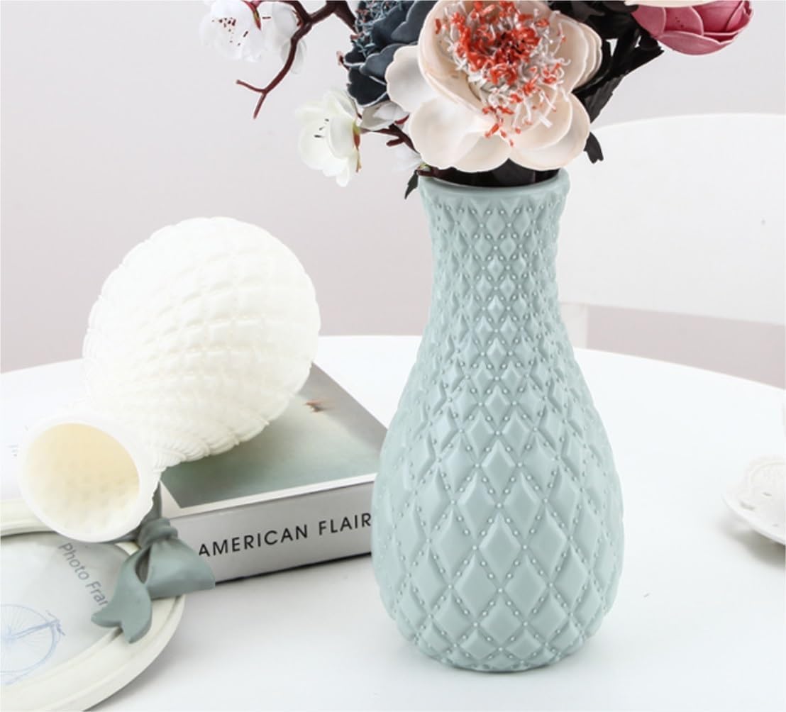 2PCs Nordic Style Vase Container (SA2510-089) Candle Stand Apricot