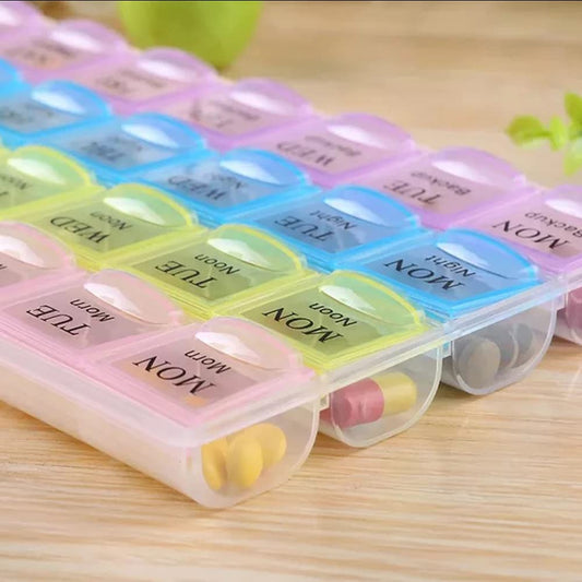 28 Grids Pill Container Pill Box Holder-SA2408-199 Apricot