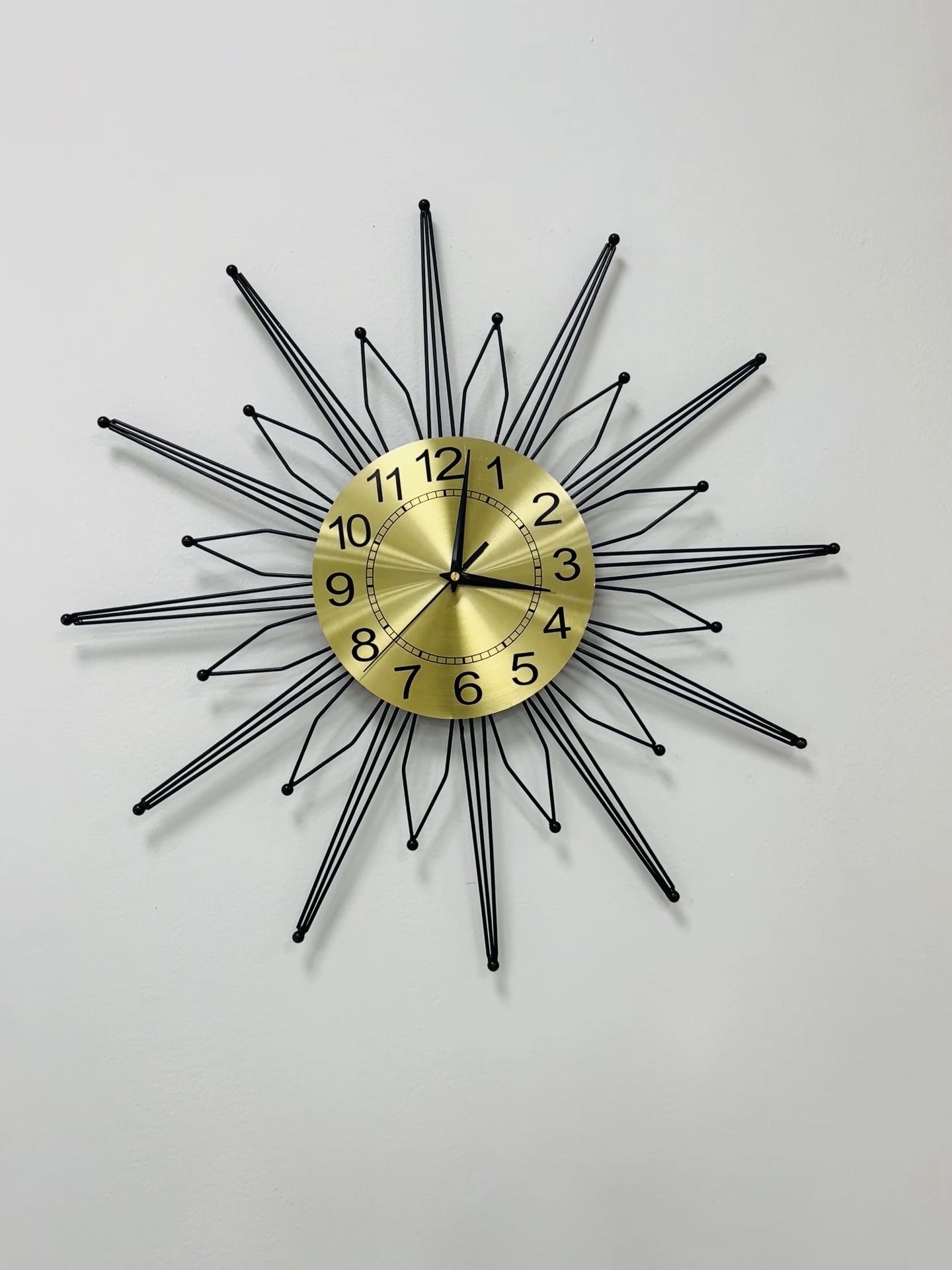 60Cm Wall Clock SA2311-188-MD0014 Clock Apricot