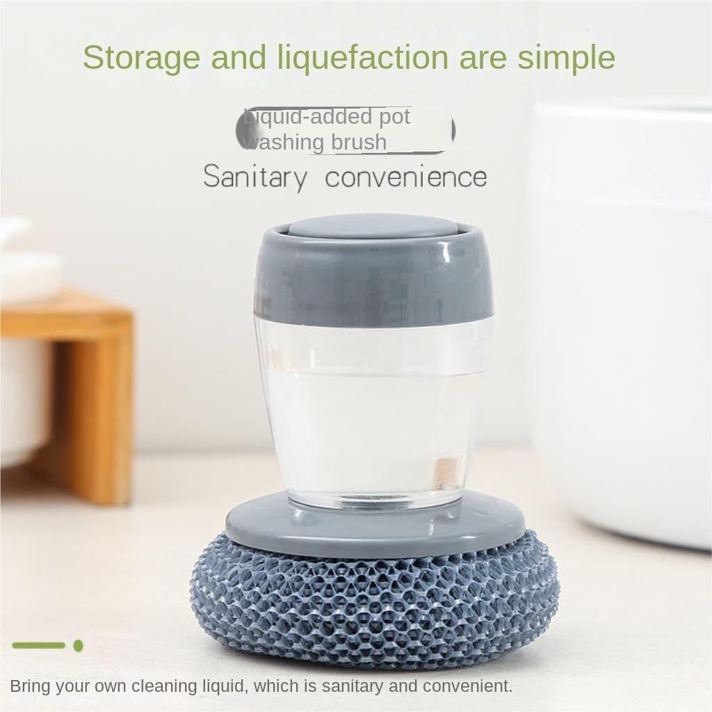 Multi-Functional Cleaning Brush (SA2510-016) cutlery holder Apricot