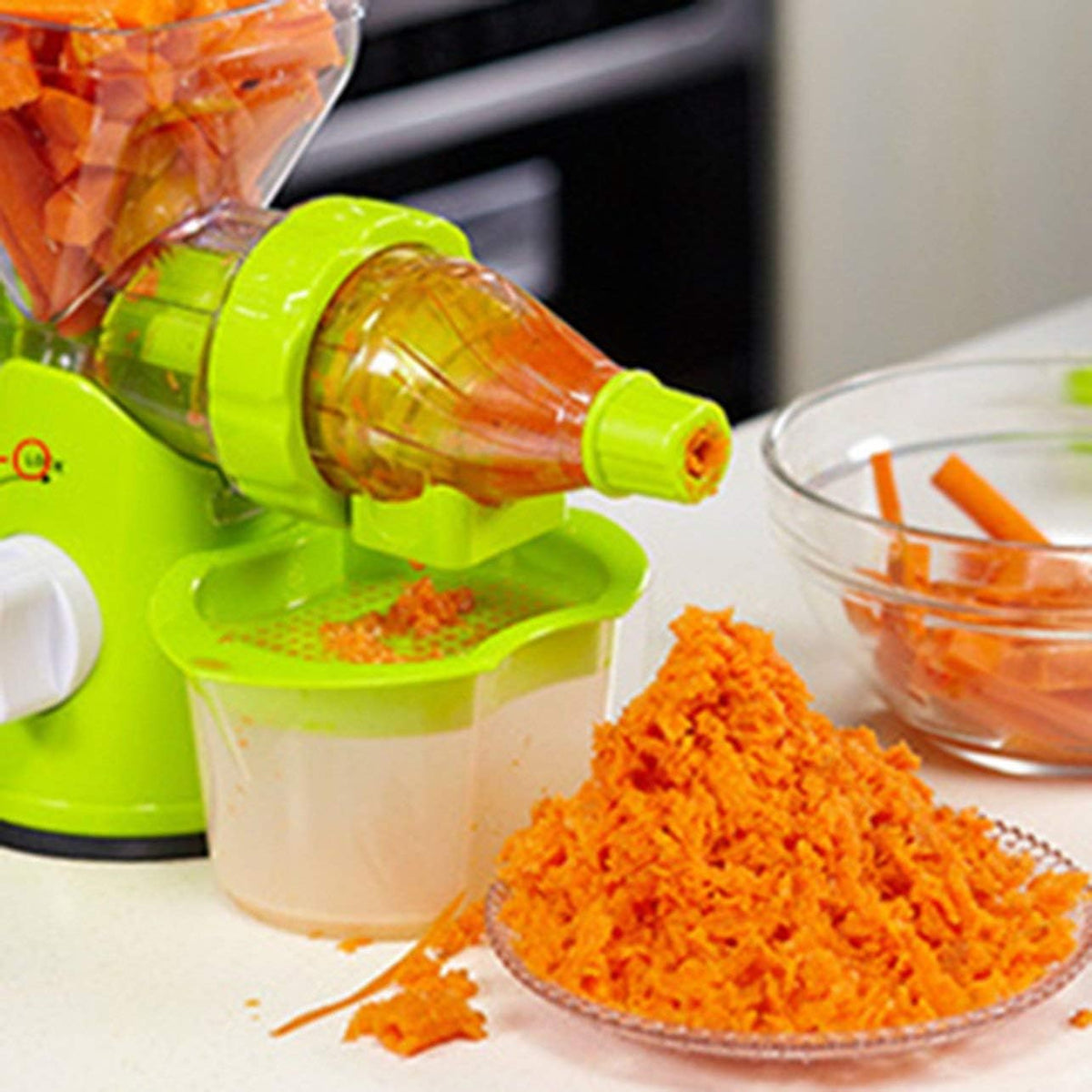 Multifunction Manual Juicer (SA2510-019) Spice and sugar Jar Apricot