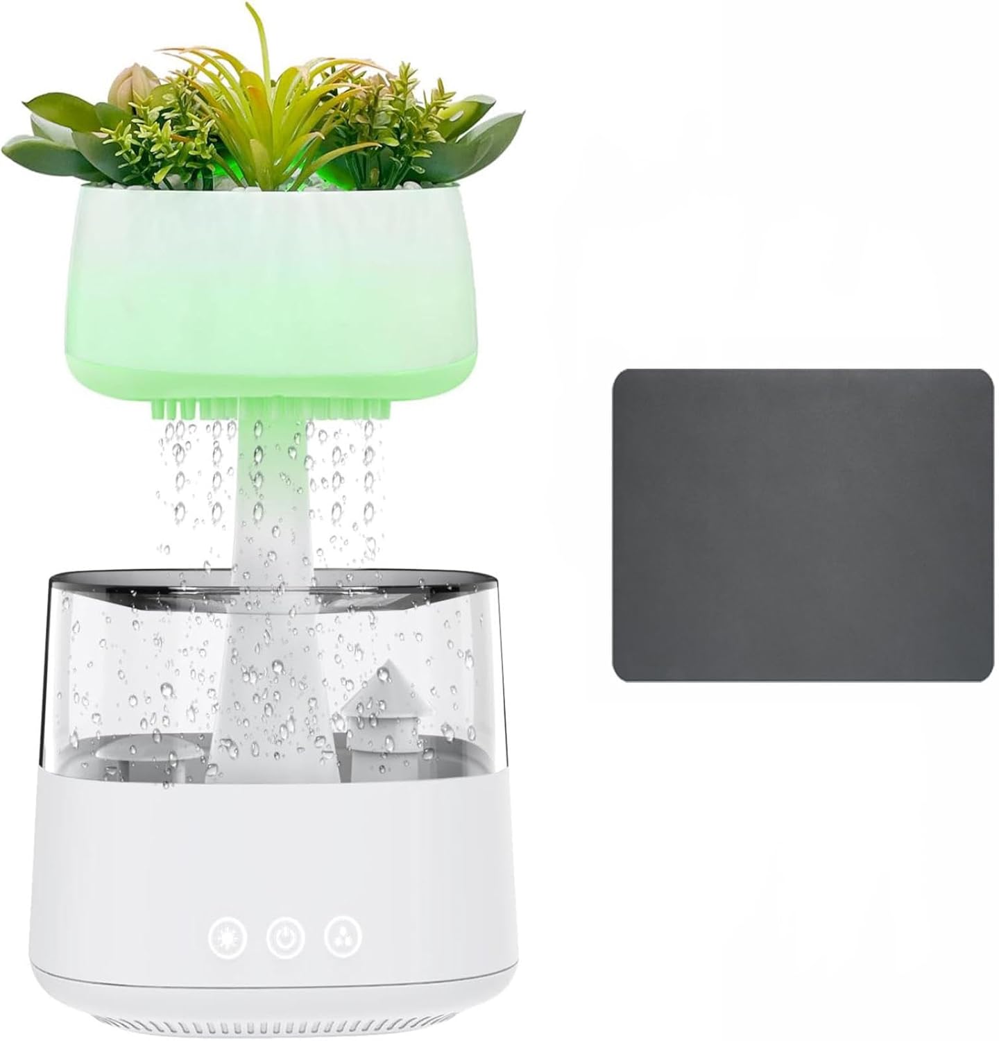 Rain Humidifier With 7 Colors Light-SA2411-61 Apricot