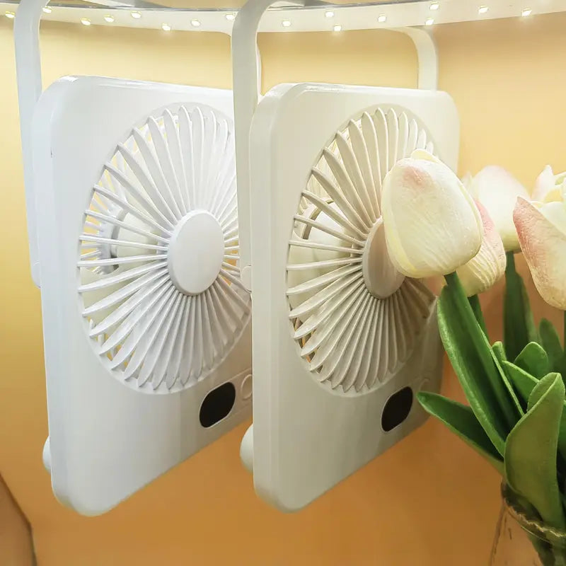Rechargeable Portable Fan-SA2411-66 Table Fan Apricot