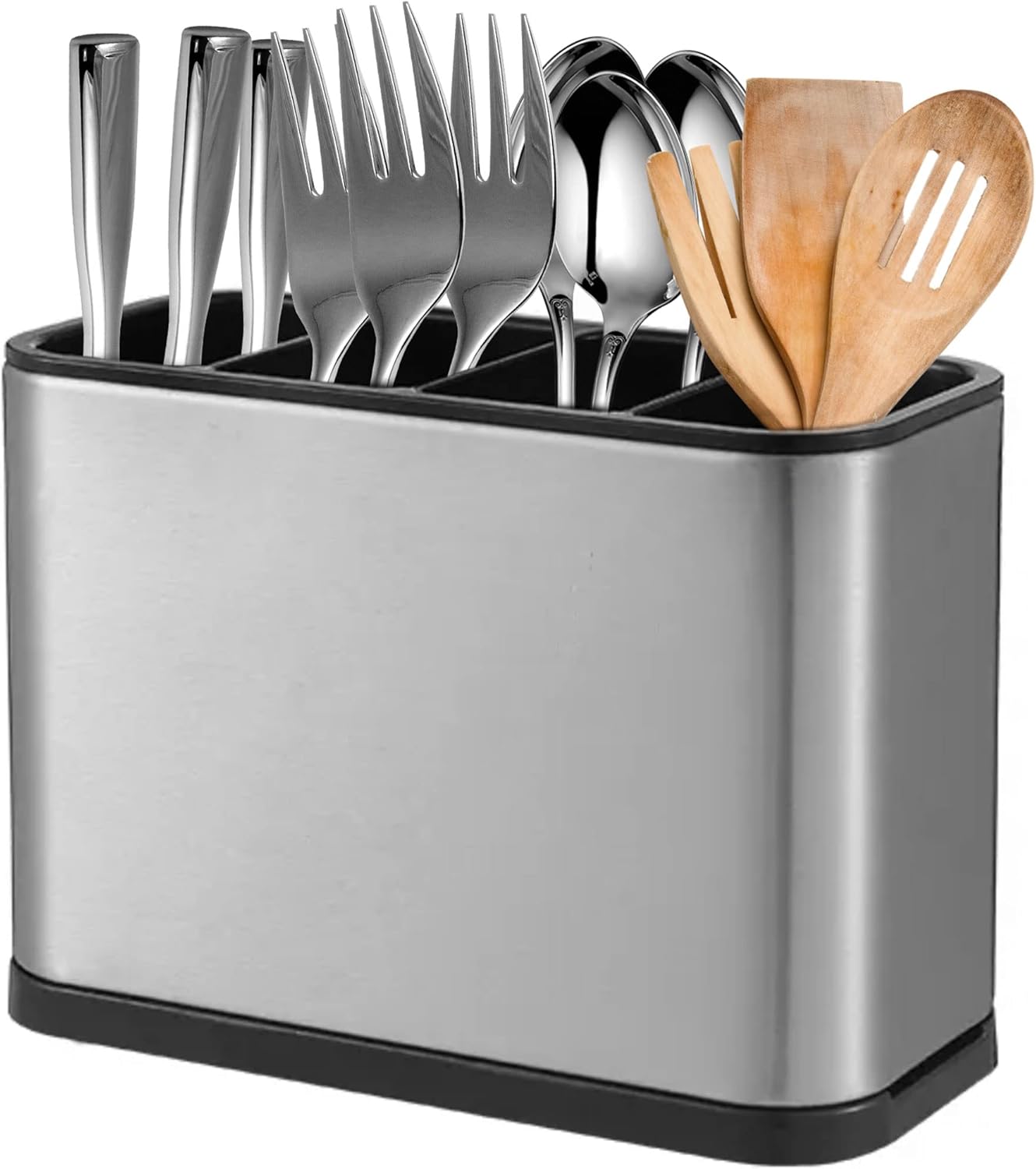 1PC Cutlery Holder With Drainer SA2411-45 Spice and sugar Jar Apricot