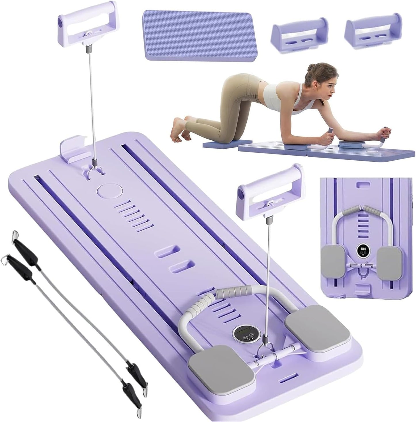 Pilates Reformer Exercise Machine Board (SA2510-040) Rugs Apricot
