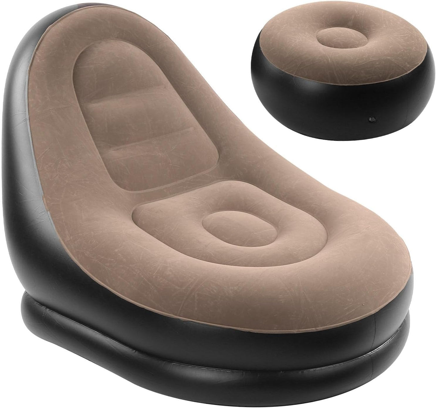 Inflatable Sofa With Foot Rest