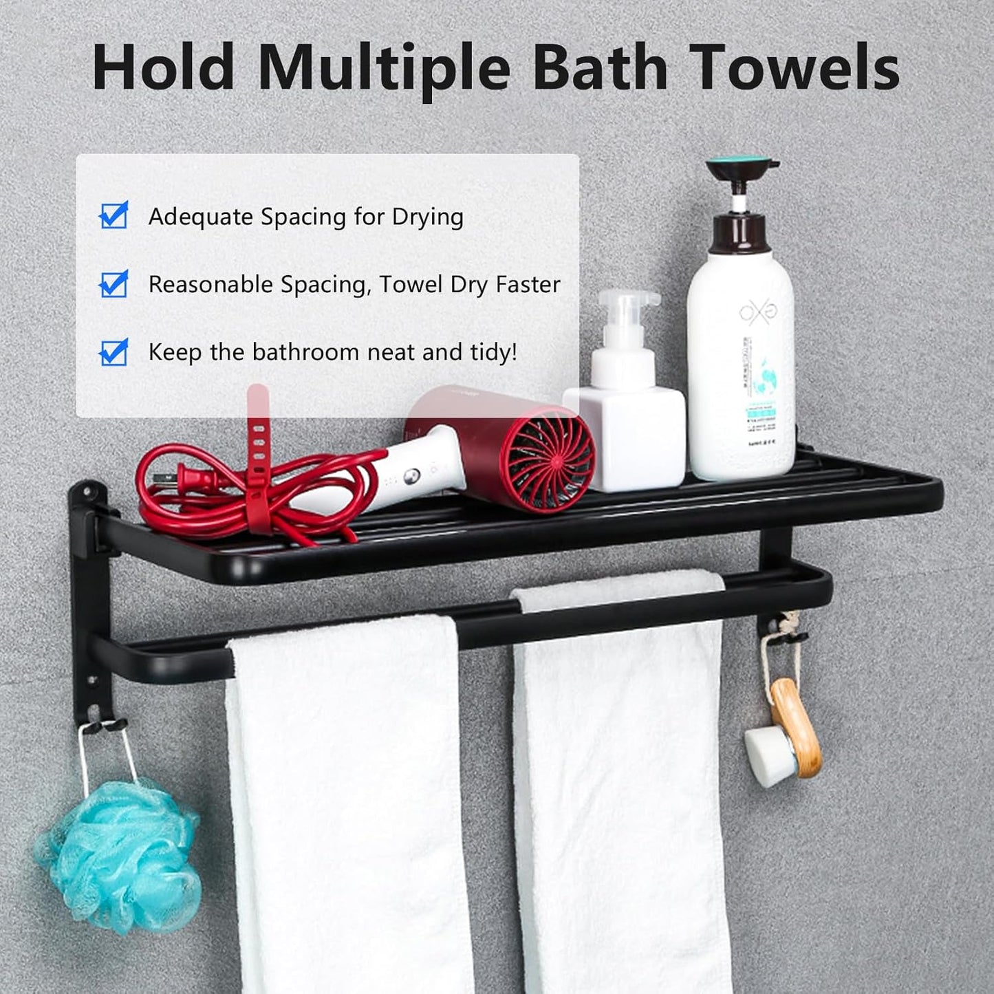 6PCs Wall Mounted BathRoom Set-SA2408-143 Bathroom Accessory Sets Apricot