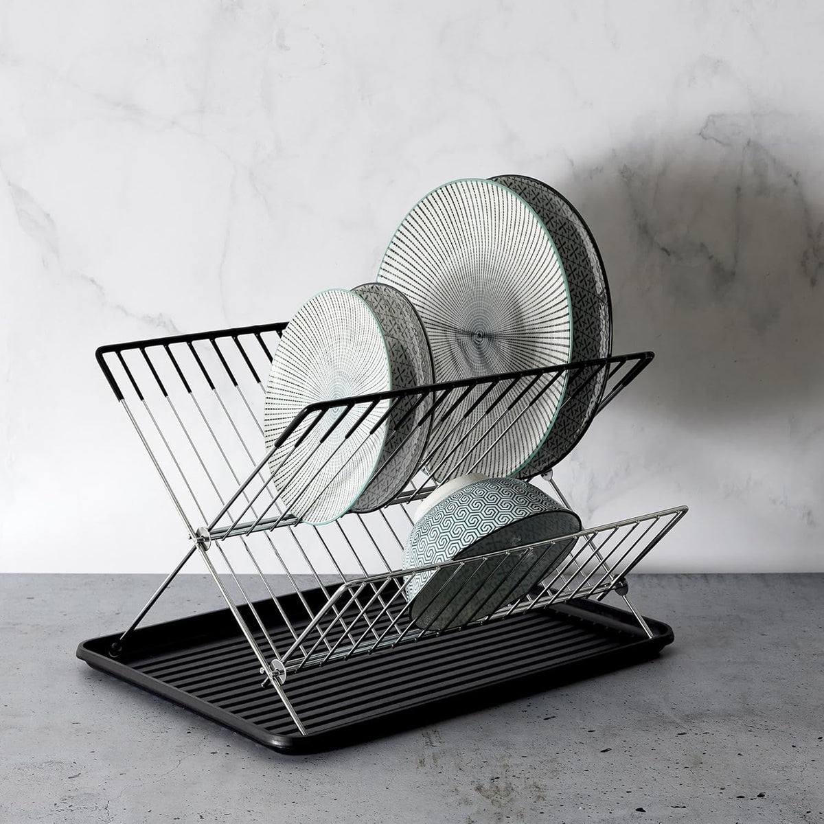 2 Tier Dish Drainers (SA2510-043) Dish Rack Apricot