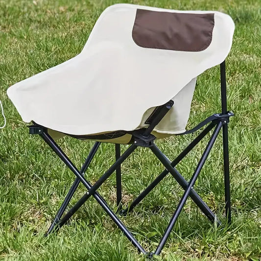 Foldable Chair Outdoor(SA2405-143)-Cream Apricot