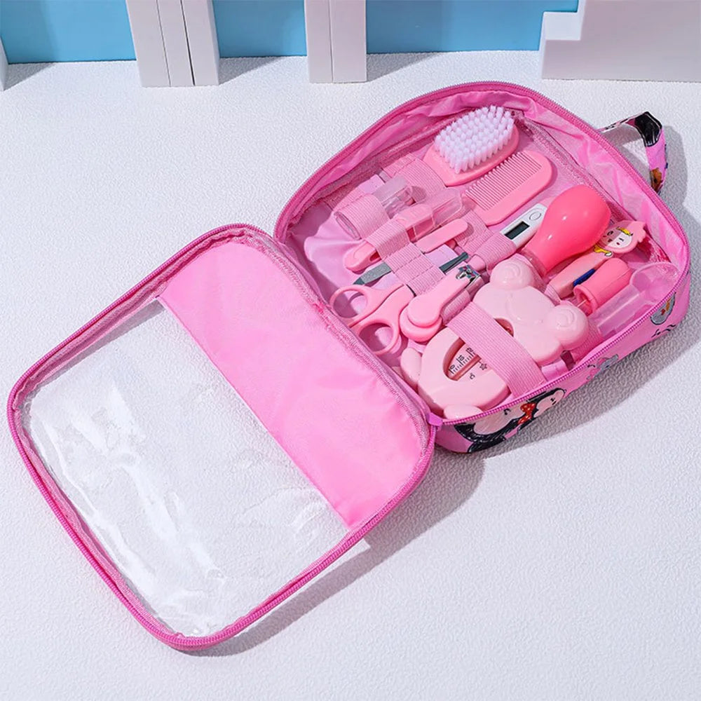 13Pcs Newborn Baby Care Kit-SA2408-180 Blankets Apricot