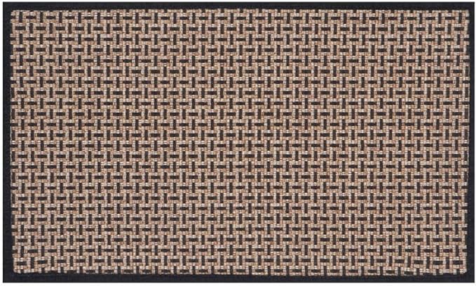 Anti-SLIP DOOR MAT 5772 -BLACK TEXTURE Door Mats Apricot