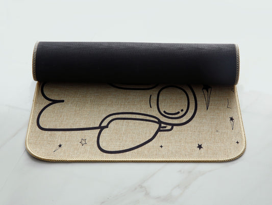 Anti-Slip Door Mat(311)-Robot Door Mats Apricot