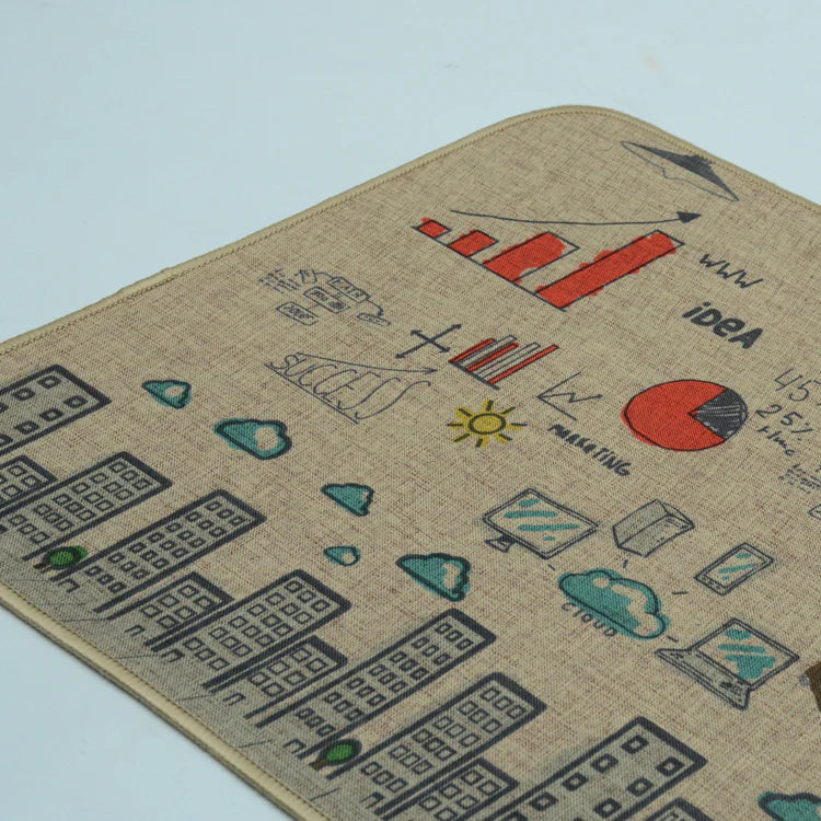 Anti-Slip Door Mat(311)-Urban Area Door Mats Apricot