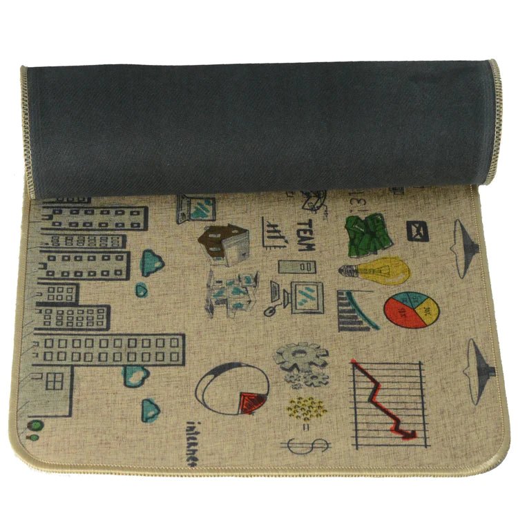 Anti-Slip Door Mat(311)-Urban Area Door Mats Apricot