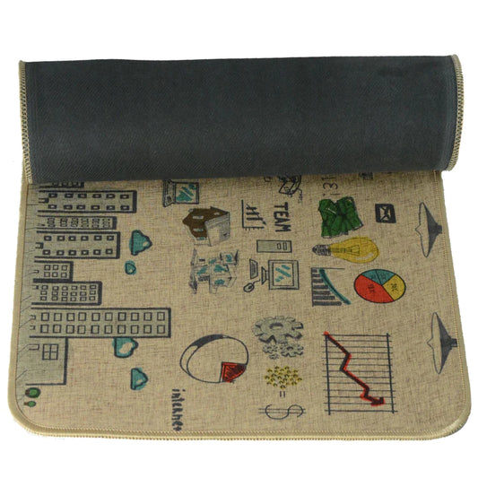 Anti-Slip Door Mat(311)-Urban Area Door Mats Apricot