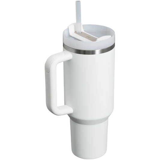 Stanley Quencher H2.0 FlowState™ Tumbler 40 OZ-1200ML-White Tumbler Apricot