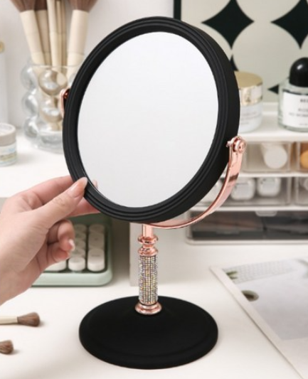 Double-sided Rotatable Large Desktop Mirror-SA2408-155 Mirror Apricot