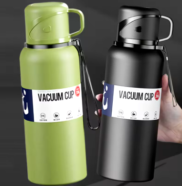 Double Wall Insulated Thermos(SA2408-164)-White Apricot