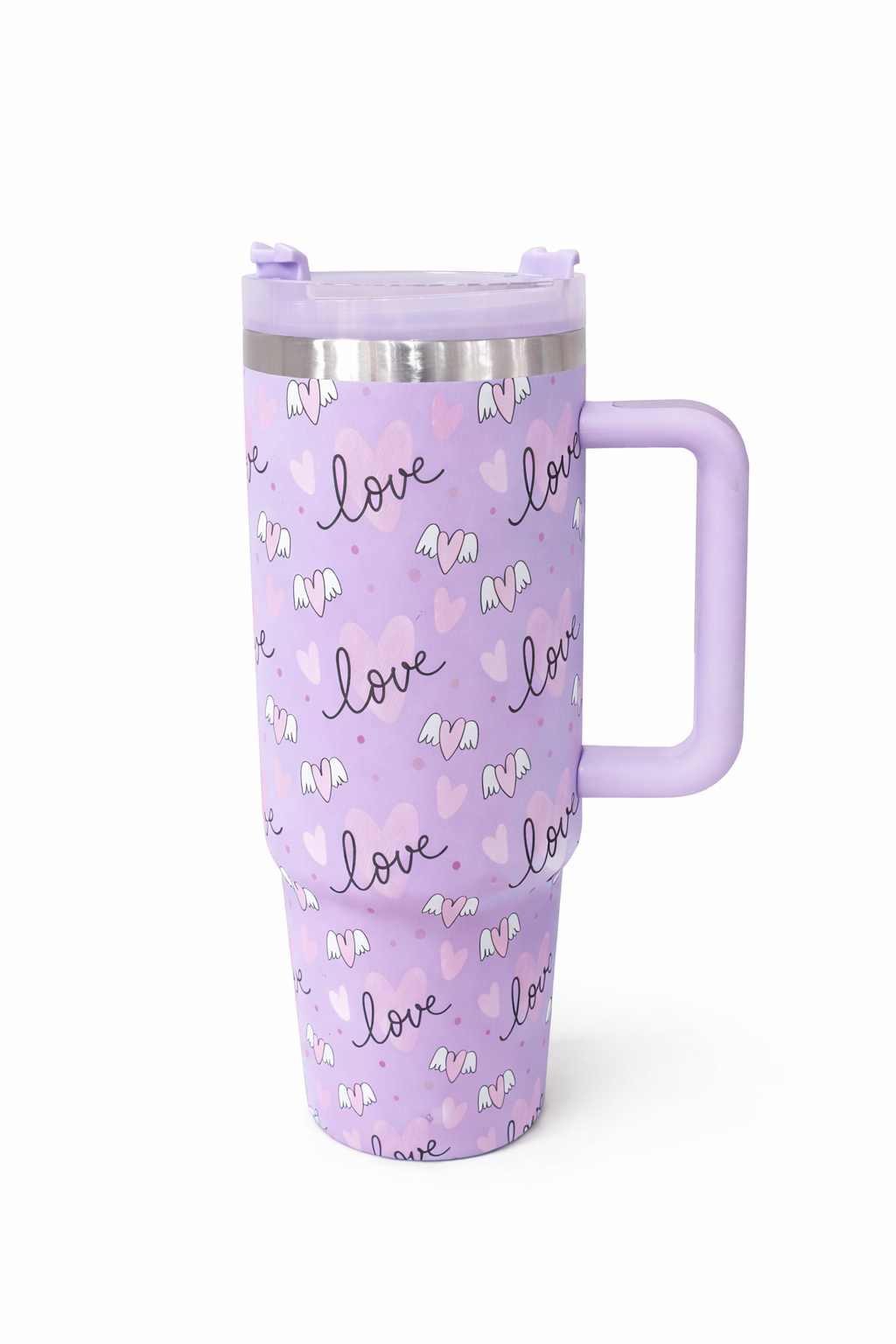 Stanley Quencher H2.0 FlowState™ Tumbler 40 OZ-1200ML-LOVE(LILAC) Tumbler Apricot