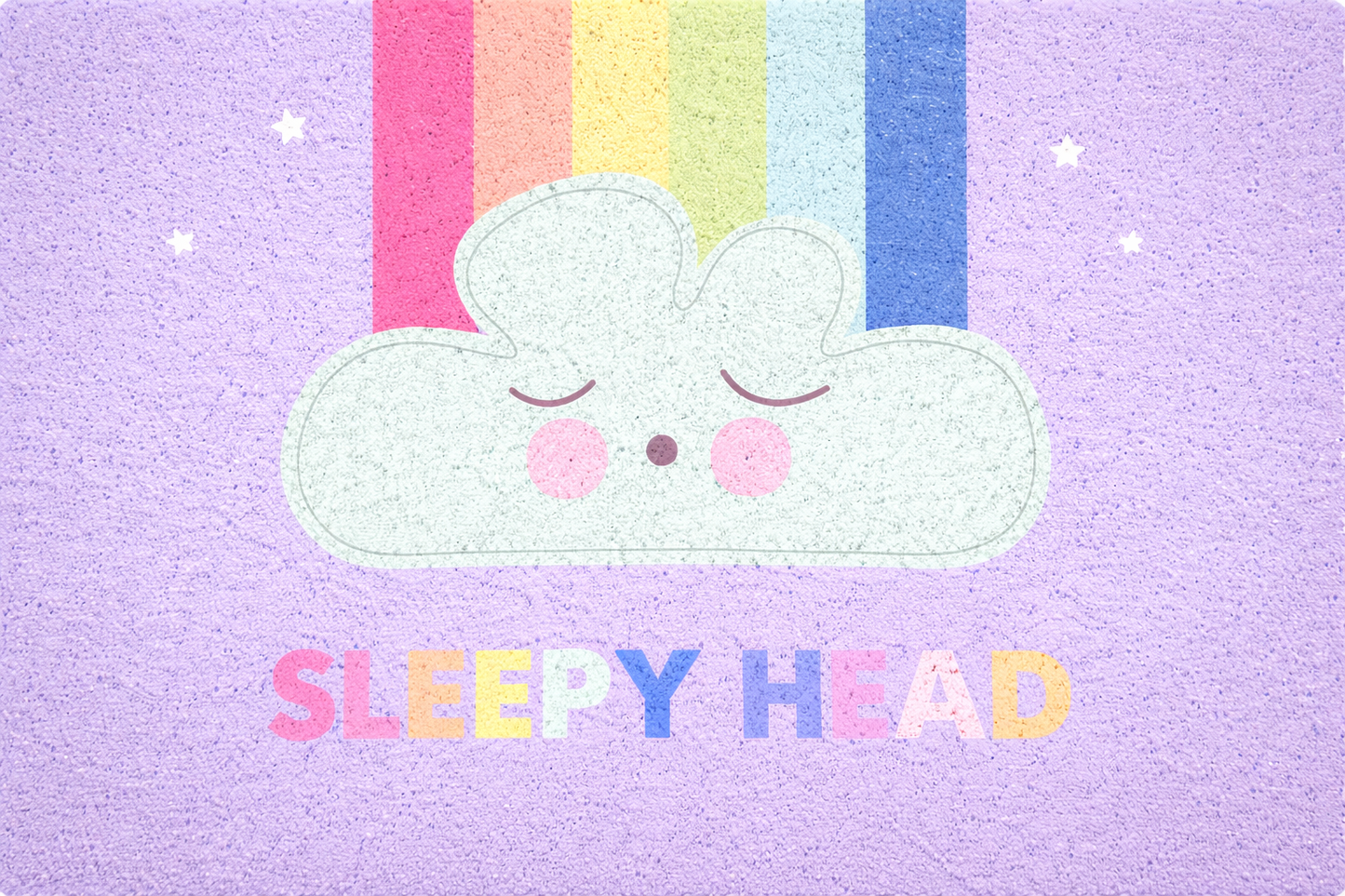 Anti-Slip Door Mat-5325(Sleepy Head) Door Mats Apricot